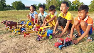 5 Woodworking Projects Mini Cow Bullock Cart, Horse Cart, Mini Tractor, Wooden Trucks