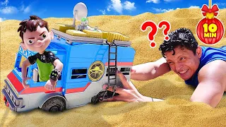 ¡Los mejores juegos de coches con Ben 10! Videos de juguetes para niños en español