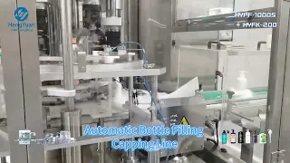 Automatic Bottle Filling Capping Line HYPF-1000S + HYFK-200