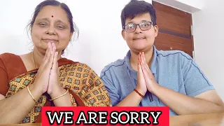 WE ARE SORRY 😔😔😔.