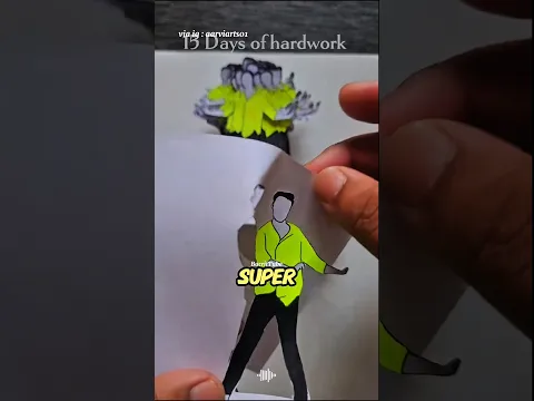Gila banget, butuh waktu 15 hari. Tapi hasilnya bikin takjub 🤯 #shortvideo