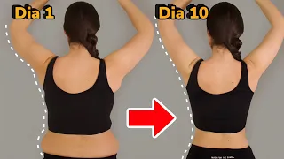 LA MEJOR RUTINA PARA ADELGAZAR BRAZOS Y ESPALDA EN 10 DÍAS💪/ 5 EJERCICIOS QUEMA GRASAS!!