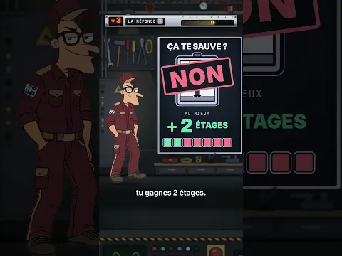 Et si tu sautais au moment où un ascenseur s’écrase ? 🛗