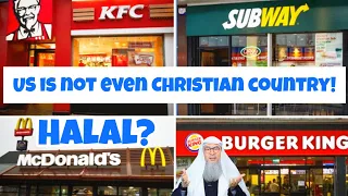 Sheikh Assim said meat in West is halal when US is not even Christian country #assim assim al hakeem