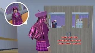 Maki and the Principal see each other after school | Shining Shane | Sakura School Simulator