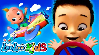 Wheels On The Bus + Vehicles Song and more Sing Along Kids Songs