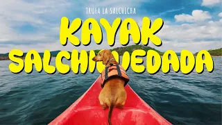 Mi PRIMERA AVENTURA en KAYAK! 🌭Salchiquedada acuática💦