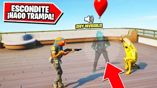 SOY INVISIBLE PARA *HACER TRAMPA* en ESCONDITE de @YouTubeGiova