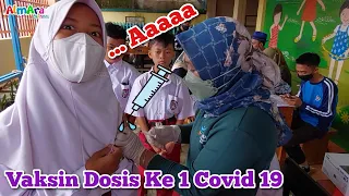 Hebohnya Almara Vaksin 1 Covid 19 Di Sekolah