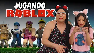 Mi hija me enseña a jugar Roblox 😨 esto no me lo esperaba...
