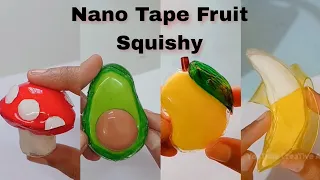 Nano Tape Fruit Squishy// DIY Fruit Squishy with nano tape