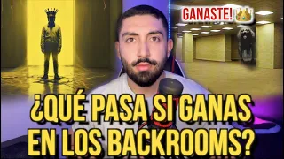 ¿QUÉ PASA SI GANAS EN LOS BACKROOMS? (Esto ocurrirá...)