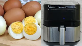 HUEVOS DUROS🥚!!Perfectos!! En FREIDORA DE AIRE (Air Fryer)