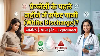 Pregnancy Ke 1 Mahine Me White Discharge ? explained