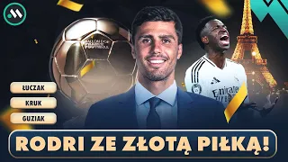 RODRI ZDOBYWCĄ ZŁOTEJ PIŁKI 2024! VINICIUS NAJWIĘKSZYM PRZEGRANYM W PLEBISCYCIE FRANCE FOOTBALL