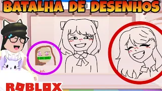 🎨 DESAFIO... QUEM DESENHA MAIS RÁPIDO??? (Speed Draw Roblox)