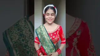 👰‍♀️Dulhan dress look challenge💃🙏 #shorts #dulhan #sadi #marriage ..