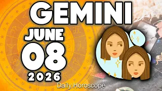 𝐆𝐞𝐦𝐢𝐧𝐢 ♊ 😇 GOD PERFORMS A MIRACLE FOR YOU ❗🙌 Horoscope for today JUNE 8 2026 🔮#horoscope #new #tarot