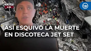 Así esquivó la muerte en la discoteca Jet Set | Impactante testimonio del músico Carwin Molleja