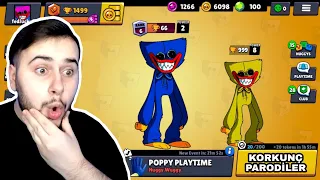 HUGGY WUGGY BRAWL STARSA GELDİ POPPY PLAYTİME KORKUNÇ MAVİ YARATIK KORKU VİDEOSU PARODİ (KONSEPT)