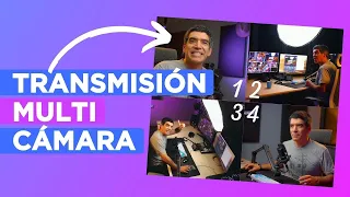 🔴 Cómo transmitir EN VIVO 🎥 con VARIAS cámaras 👀