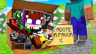 NINGUEM QUER ADOTAR O BEBÊ SYMBIONTES HIBRIDO no MINECRAFT!!