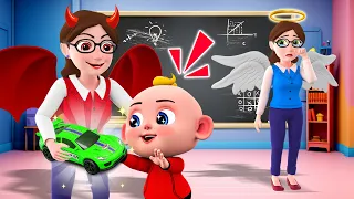 Angel and Devil Song | Teacher Angel vs. Devil: Who's Better? | Fun & Educational Kids Songs