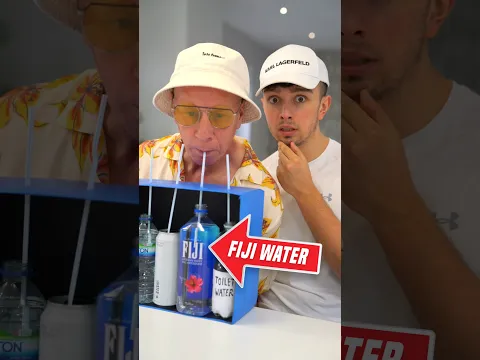 Guess CHEAP vs. EXPENSIVE Fiji Water Challenge! 💰 #shorts
