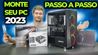 COMO MONTAR UM PC GAMER 2023, PASSO A PASSO COMPLETO! (POR R$2500)