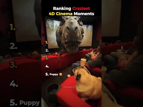 Ranking Craziest 4D Cinema Moments 🍿