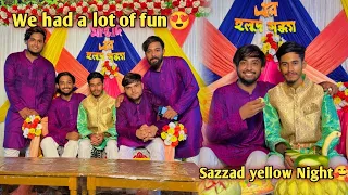 সাজ্জাদের গায়ে হলুদে ফিটার খাইয়ে ওকে বাচ্চা বানিয়ে ফেললাম😅 আর মনিরকে বানিয়ে ফেললাম ওয়েটার😅