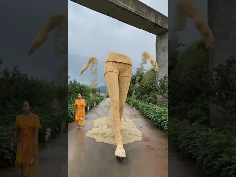 The Secret of Sand Sculpture |Special effects p6278 #shorts #vfx #nhanhitiktop