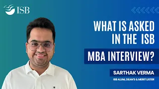 What Is Asked In The ISB MBA Interview?
