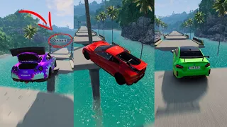 Cars vs Broken Bridge #1 😱 BeamNG.Drive | The Real Granny