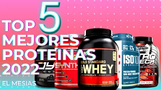 🔺Top 5 MEJORES Proteinas 2022 I proteinas para aumentar masa muscular 💪👀🔥