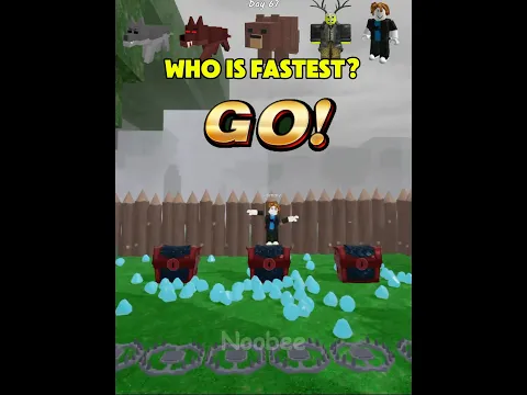 Who Is Fastest #99nightintheforest #roblox #usa