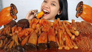 MUKBANG BERBAGAI MACAM JAMUR SAOS SAMYANG SUPER PEDAS❗