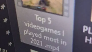 Top 5 Games I Played Most in 2021