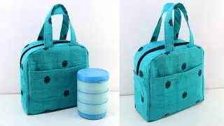 2 Tiffin Bag making for your Loved once l DIY Tiffin Bag l Sewing l Sonali's Creations