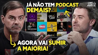 Por que a maioria dos podcasts não vai pra frente? Carioca explica o filtro do mercado | Corte
