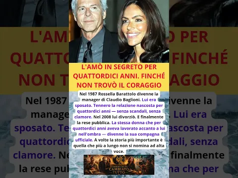 L'AMÒ IN SEGRETO PER QUATTORDICI ANNI  FINCHÉ NON TROVÒ IL CORAGGIO