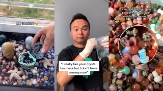 Make a fish tank with crystals