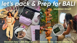 24h to prep and pack for BALI✈️🌺🧳|اجي نجهزو للسفر باش نمشيو ندوزو الصيف كامل فبالي لأول مرة🥹🧖🏻‍♀️🌴💖