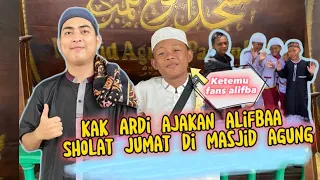 VLOG " Pertamakali nya Alifbaa sholat Jumat di Masjid Agung Kota Palembang | Ardipetto