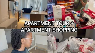 | VLOG | my first apartment tour + apartment shopping!