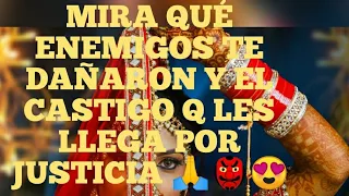 TE DIGO Q ENEMIGOS TE DAÑARON Y EL CASTIGO Q LES LLEGA POR JUSTICIA🙏 DIVINA TODOS LOS DETALLES🙄😍