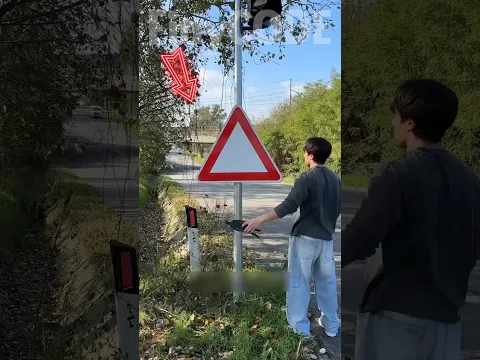 Las señales de advertencia sobre lobos salvan vidas.😱😯