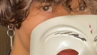 Revelando o rosto ao vivo😰