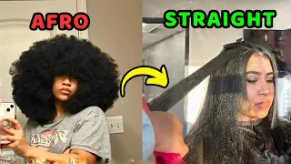 Afro to Straight Hair: My 8-Year Hair transformation
