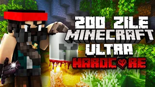 Am Supravietuit 200 de Zile pe Minecraft Ultra Hardcore!
